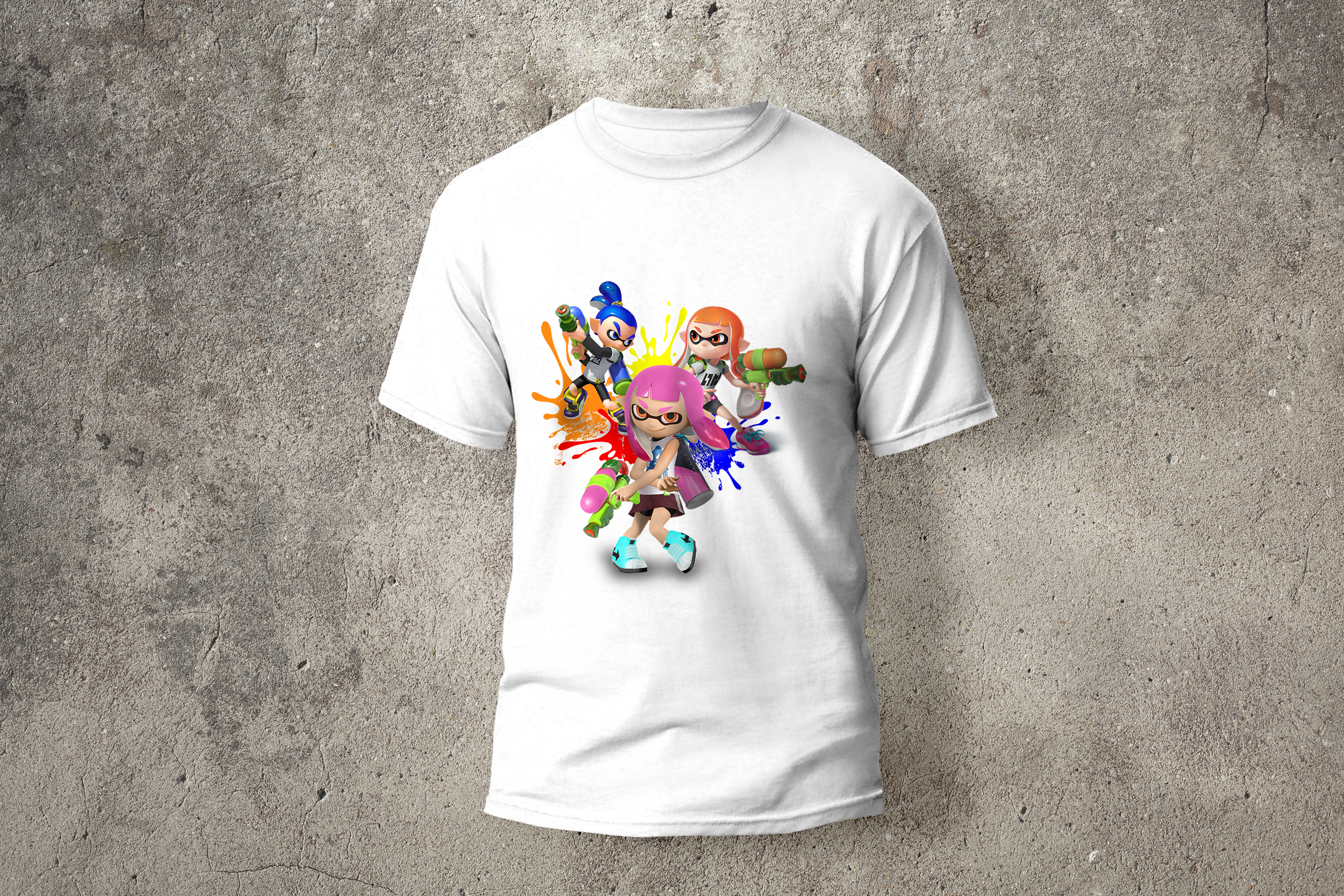 Splatoon Camisa Blanca